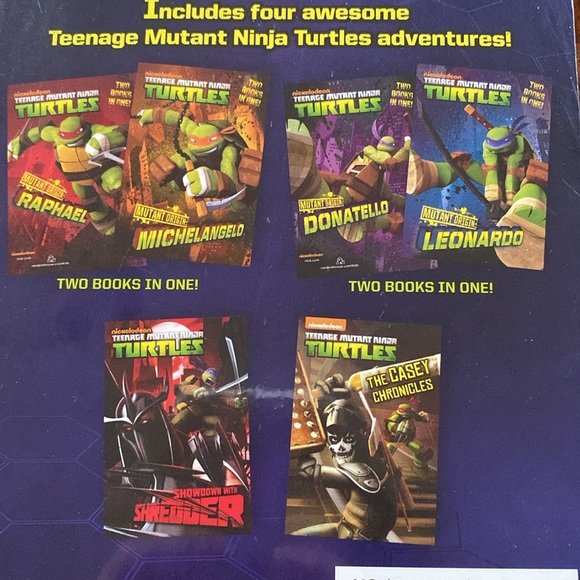 Nickelodeon Teenage Mutant Ninja Turtles box set Collection 1, 4 books, unopened - Picture 5 of 9